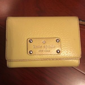 Kate spade yellow wallet